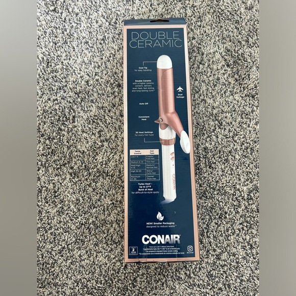 Conair Double Ceramic 1 1/4-Inch Curling Iron
*Brand New* - Picture 2 of 5